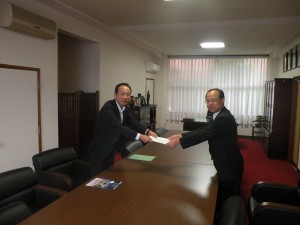 鳥取労働局長が来会