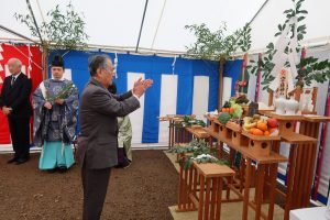 「ZEB Ready」対応会館建設地鎮祭③